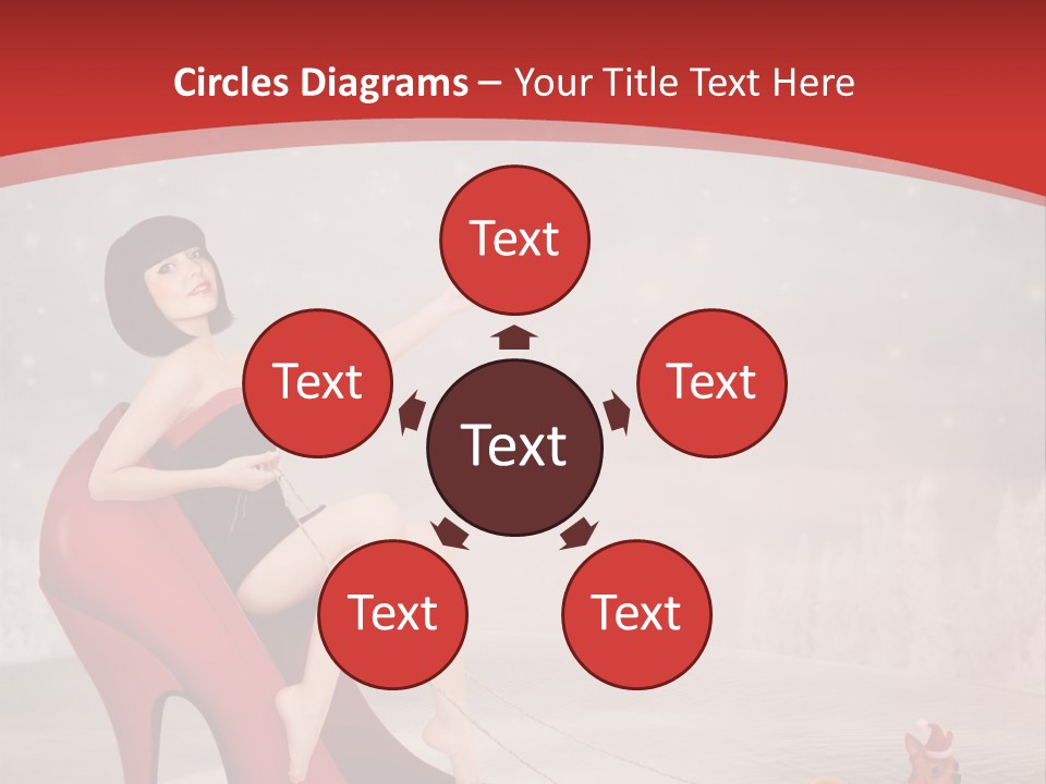 Graphic Design Winter Frost PowerPoint Template