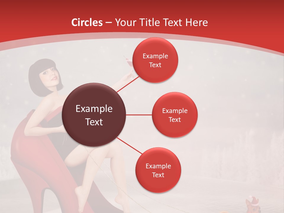 Graphic Design Winter Frost PowerPoint Template