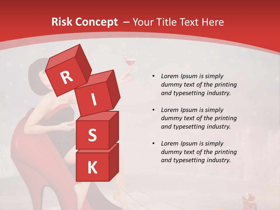 Graphic Design Winter Frost PowerPoint Template