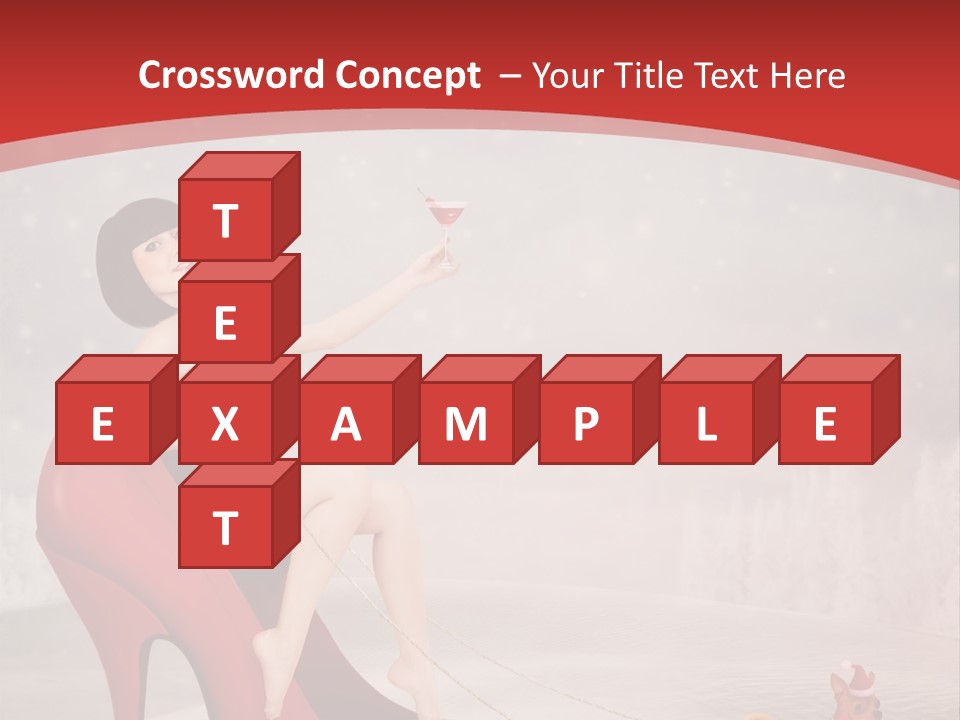 Graphic Design Winter Frost PowerPoint Template