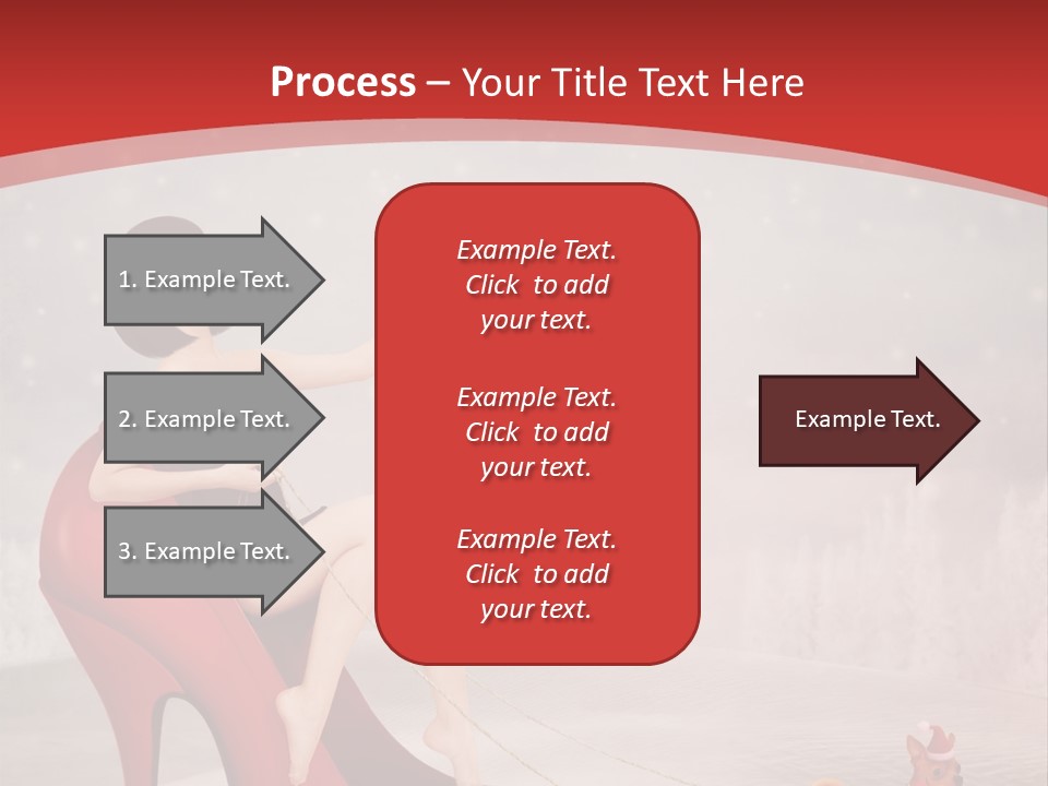 Graphic Design Winter Frost PowerPoint Template