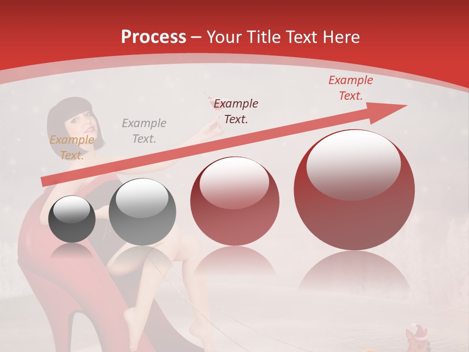 Graphic Design Winter Frost PowerPoint Template