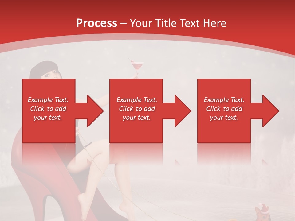 Graphic Design Winter Frost PowerPoint Template