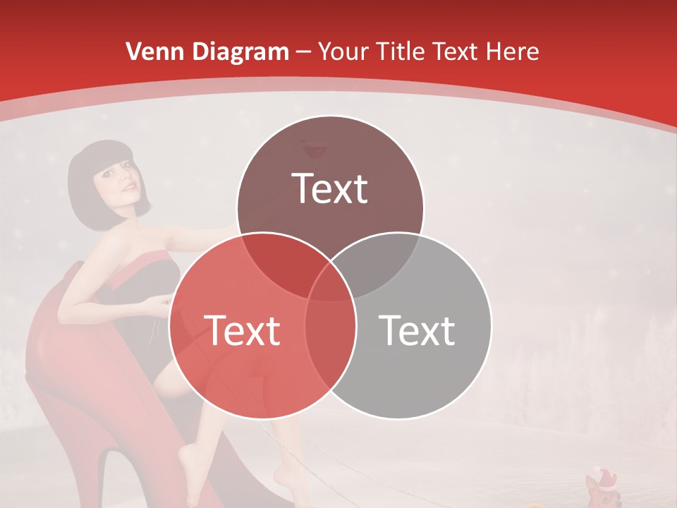 Graphic Design Winter Frost PowerPoint Template