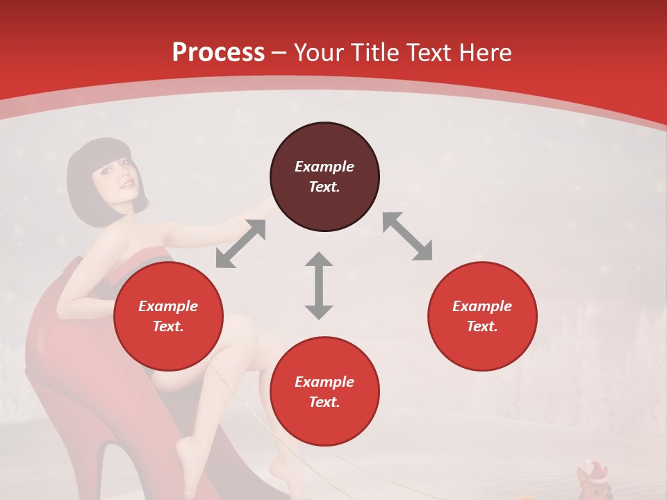 Graphic Design Winter Frost PowerPoint Template