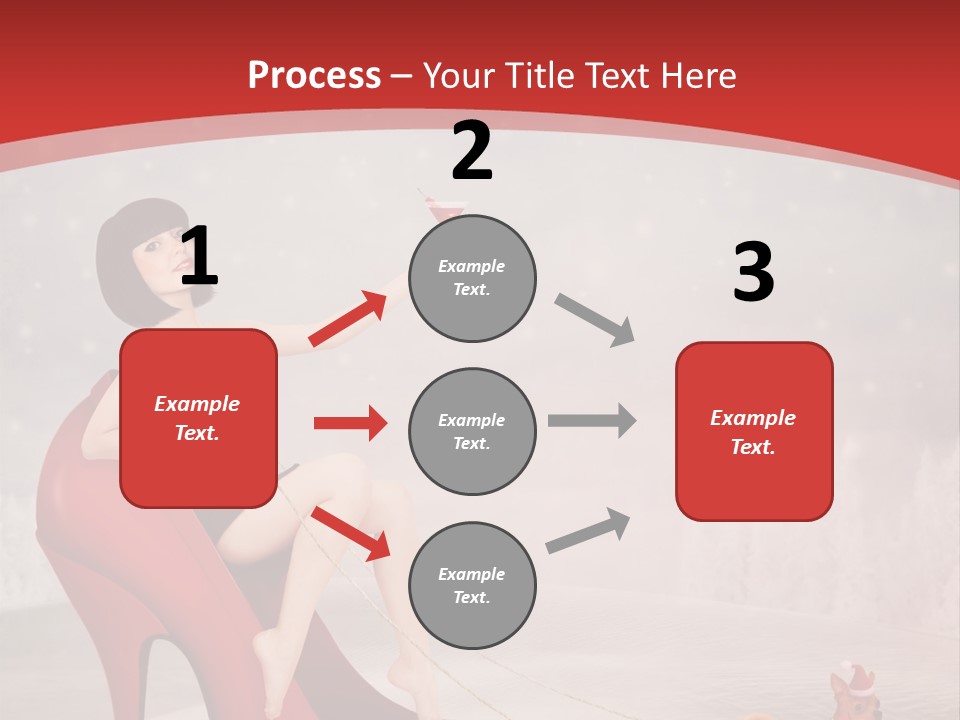 Graphic Design Winter Frost PowerPoint Template