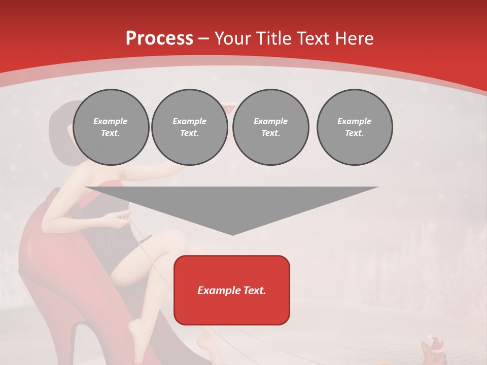 Graphic Design Winter Frost PowerPoint Template