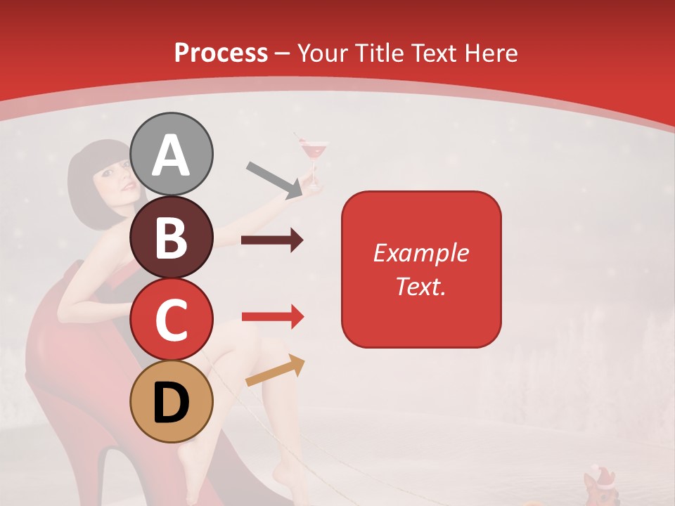 Graphic Design Winter Frost PowerPoint Template