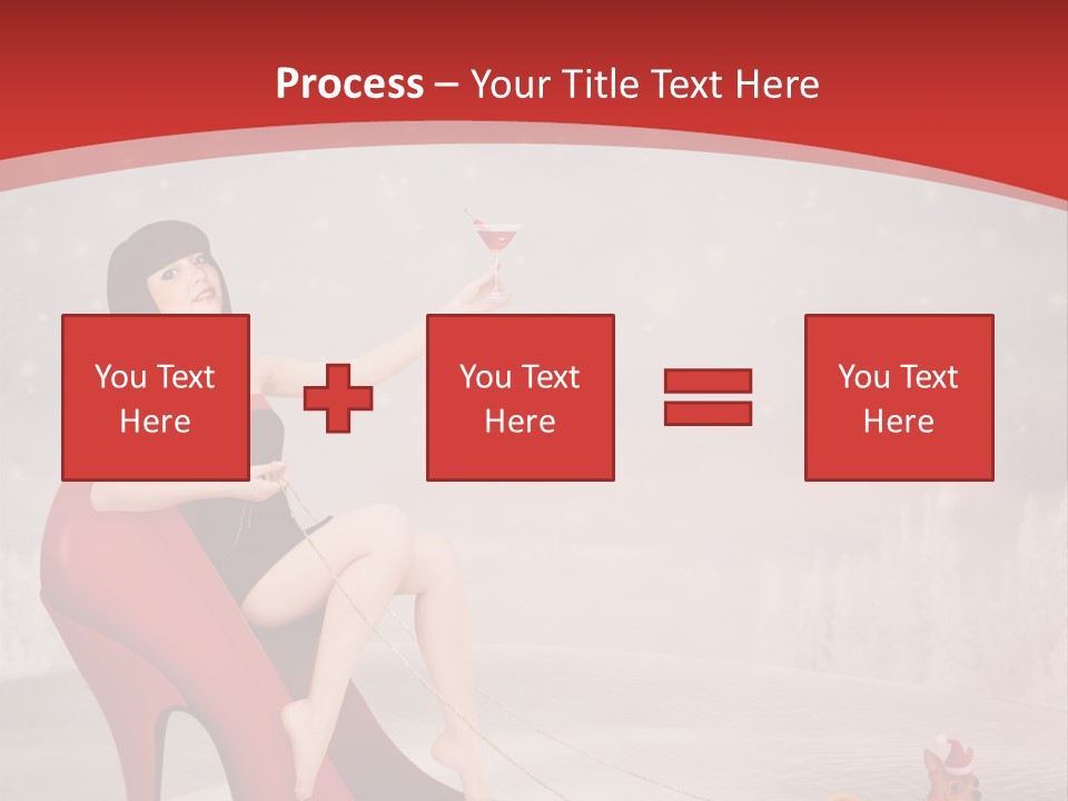 Graphic Design Winter Frost PowerPoint Template