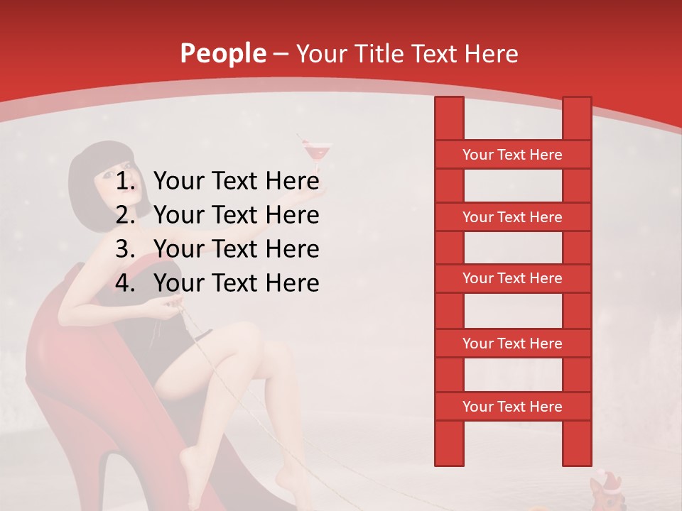 Graphic Design Winter Frost PowerPoint Template