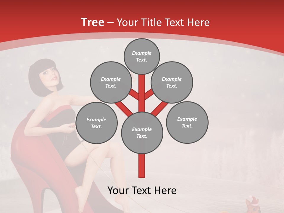 Graphic Design Winter Frost PowerPoint Template