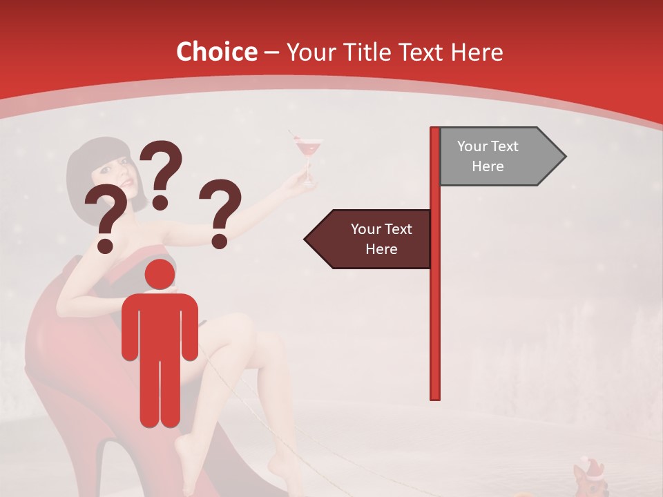 Graphic Design Winter Frost PowerPoint Template