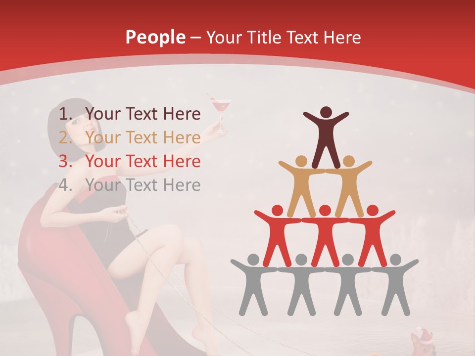 Graphic Design Winter Frost PowerPoint Template