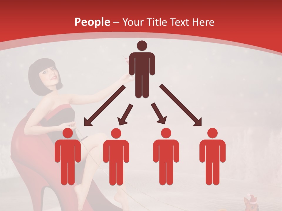 Graphic Design Winter Frost PowerPoint Template