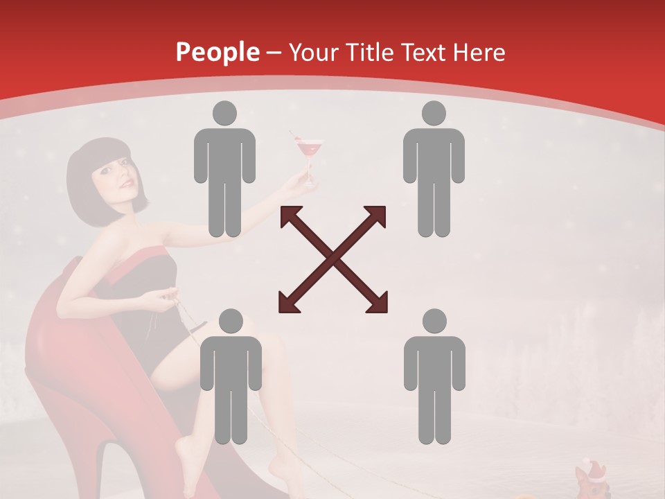 Graphic Design Winter Frost PowerPoint Template