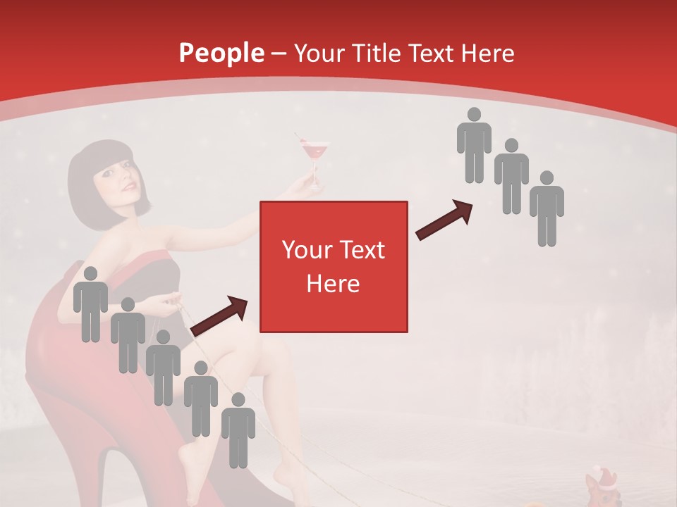 Graphic Design Winter Frost PowerPoint Template