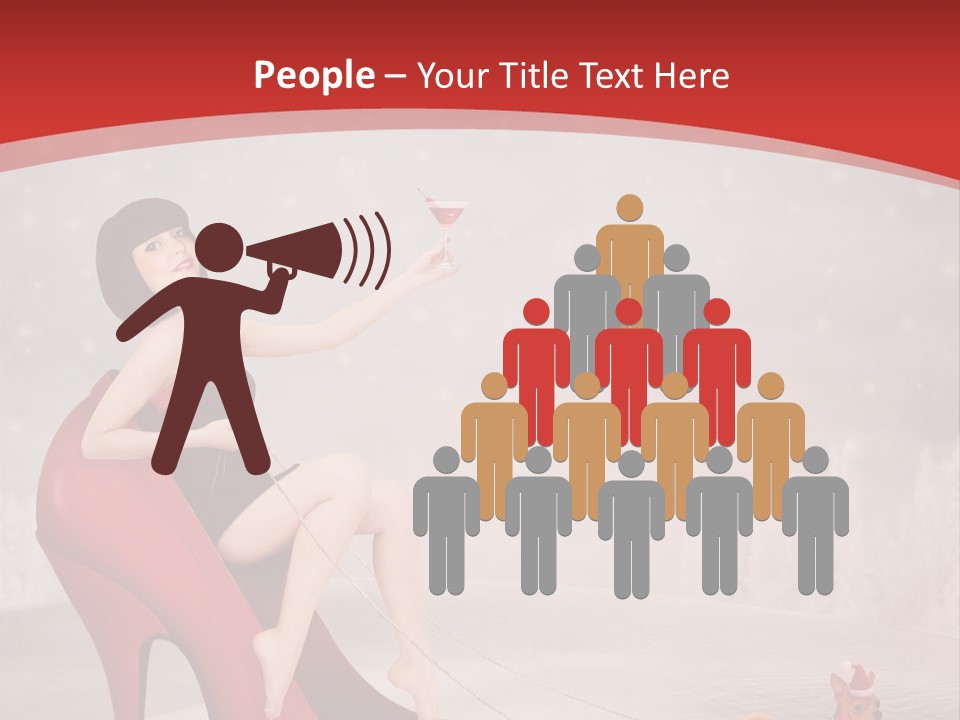 Graphic Design Winter Frost PowerPoint Template