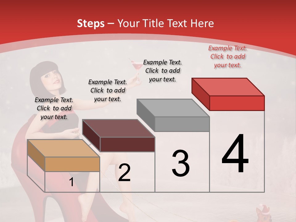 Graphic Design Winter Frost PowerPoint Template