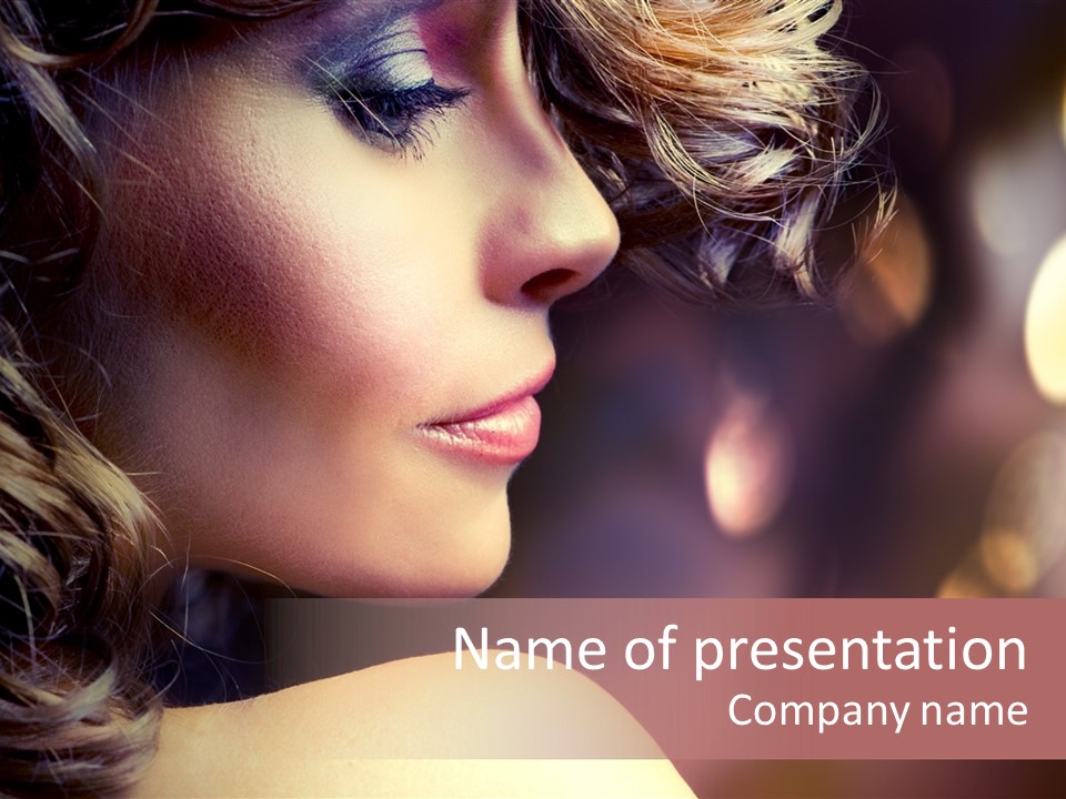 Complexion Night Amazing PowerPoint Template