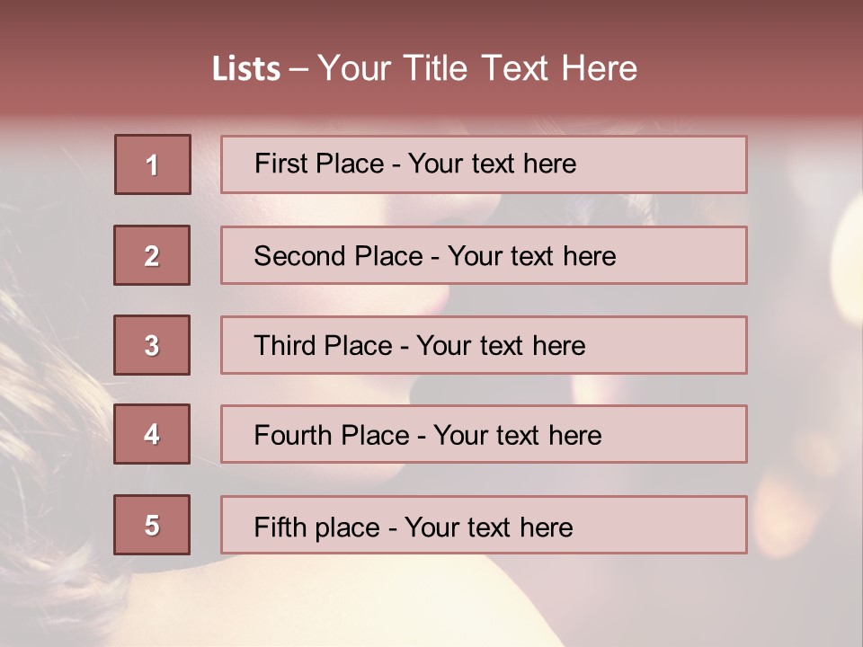 Complexion Night Amazing PowerPoint Template