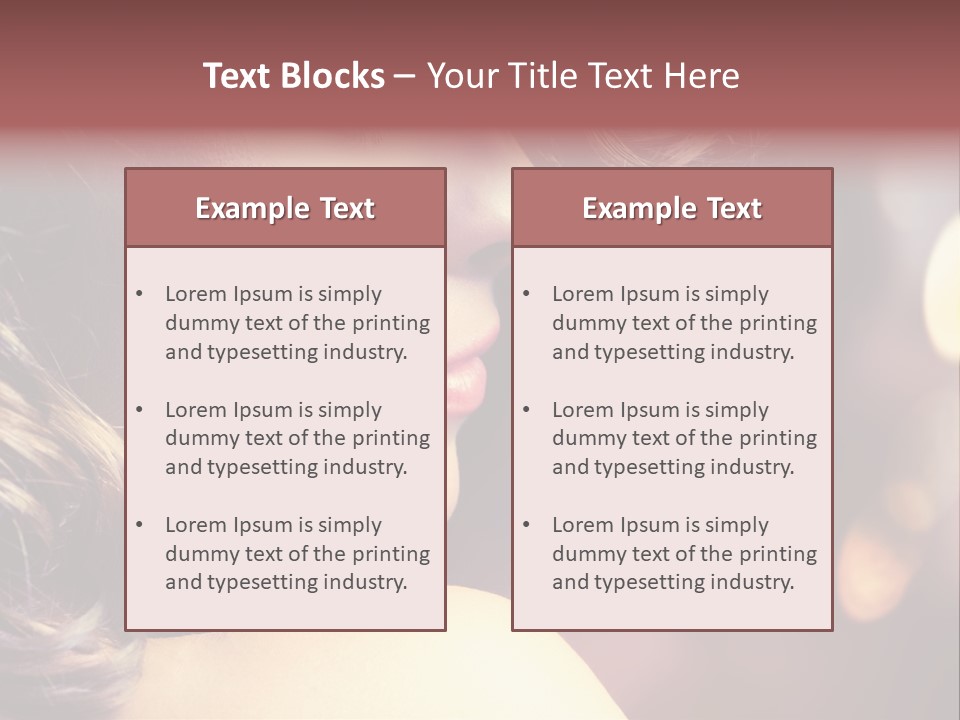 Complexion Night Amazing PowerPoint Template