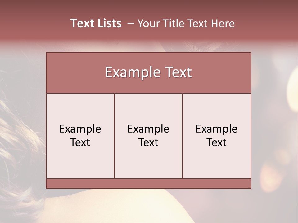 Complexion Night Amazing PowerPoint Template
