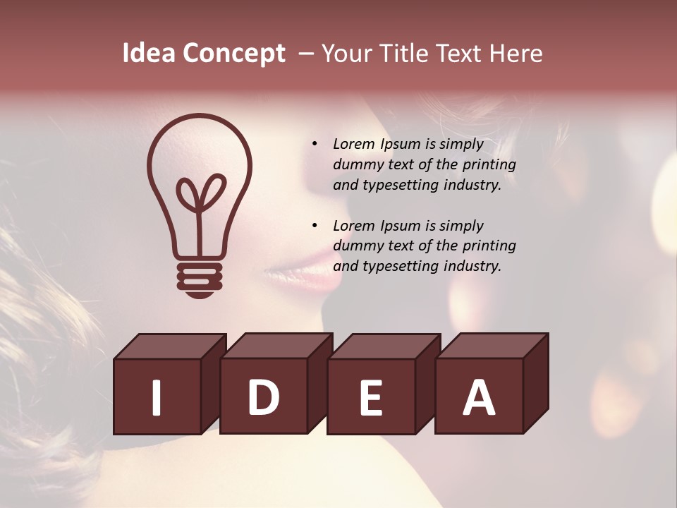 Complexion Night Amazing PowerPoint Template