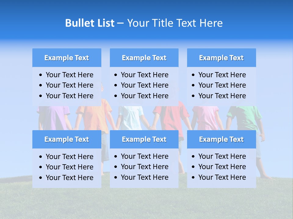 Caucasian Excitement Clear Sky PowerPoint Template
