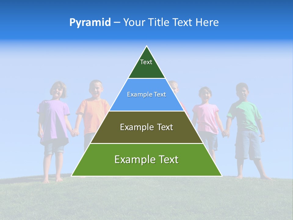 Caucasian Excitement Clear Sky PowerPoint Template