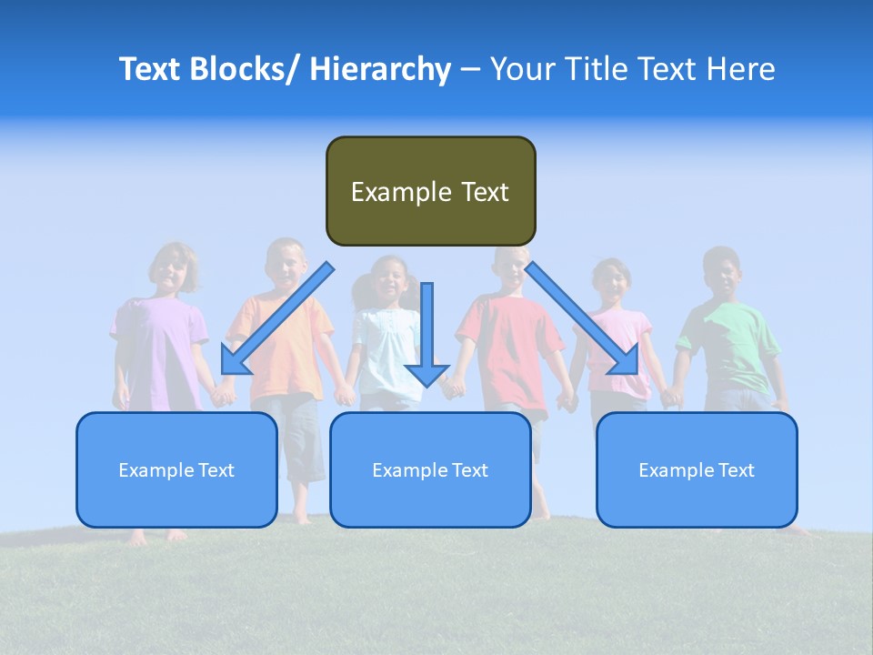 Caucasian Excitement Clear Sky PowerPoint Template