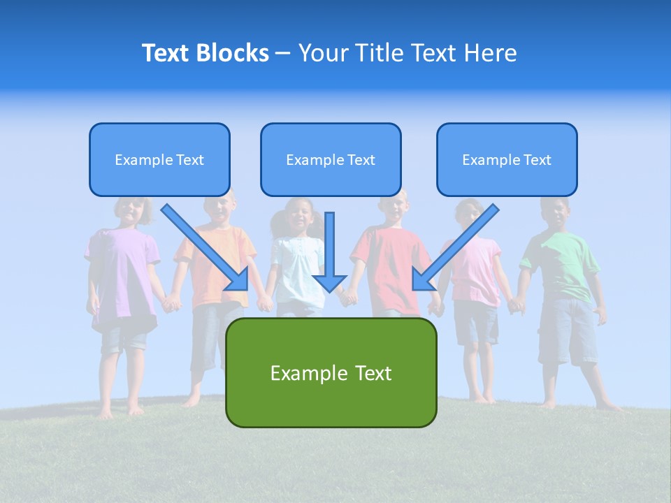 Caucasian Excitement Clear Sky PowerPoint Template