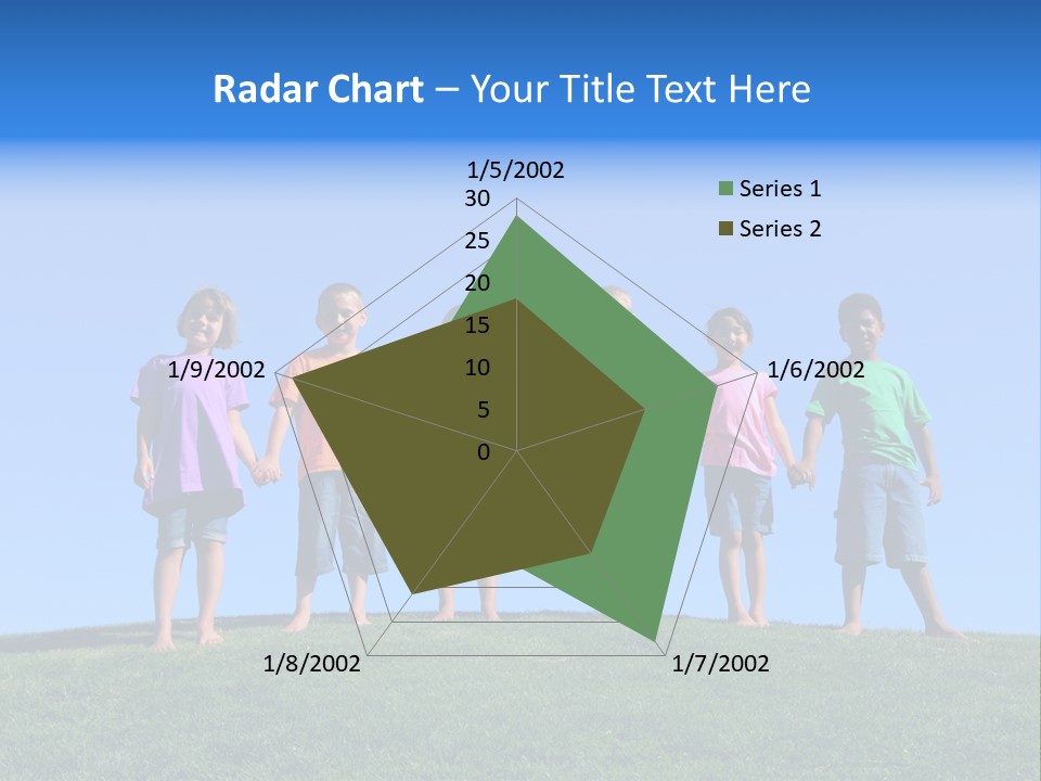 Caucasian Excitement Clear Sky PowerPoint Template