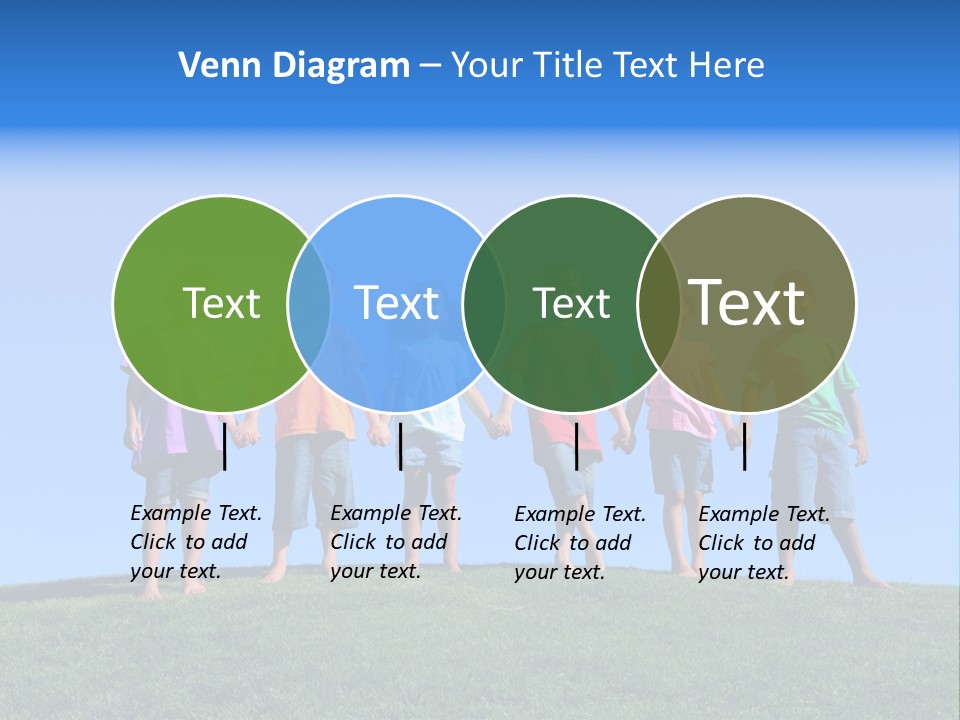 Caucasian Excitement Clear Sky PowerPoint Template