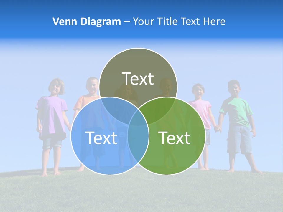 Caucasian Excitement Clear Sky PowerPoint Template