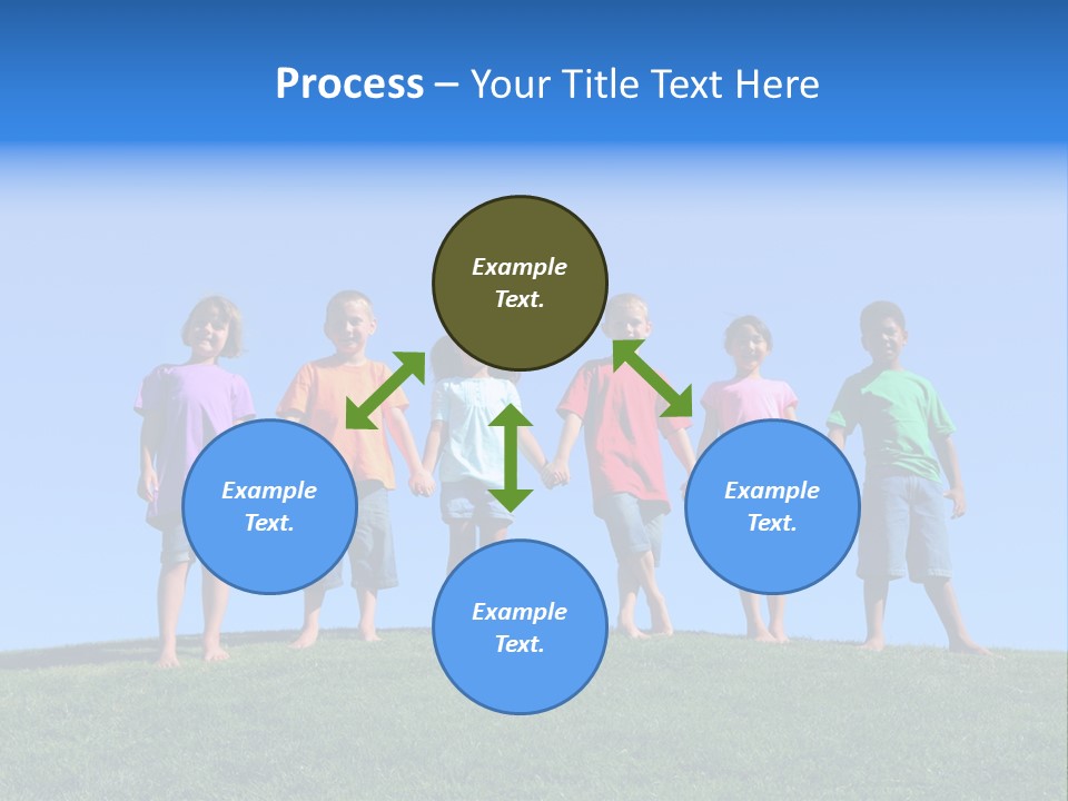 Caucasian Excitement Clear Sky PowerPoint Template