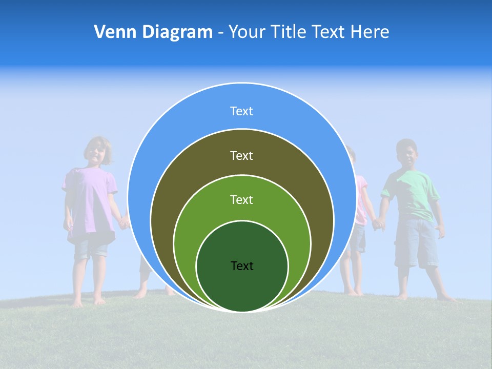 Caucasian Excitement Clear Sky PowerPoint Template