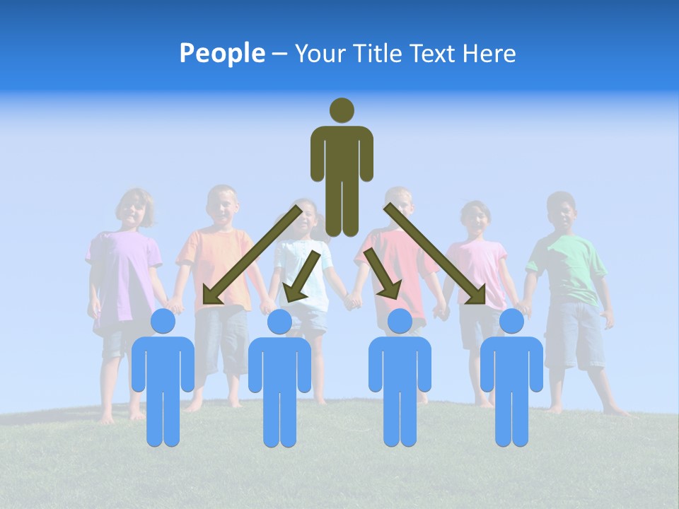 Caucasian Excitement Clear Sky PowerPoint Template