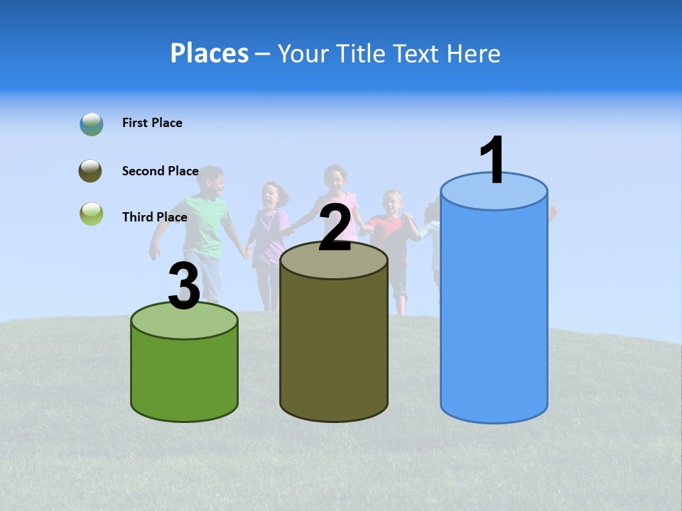 Clear Sky Childhood Playful PowerPoint Template