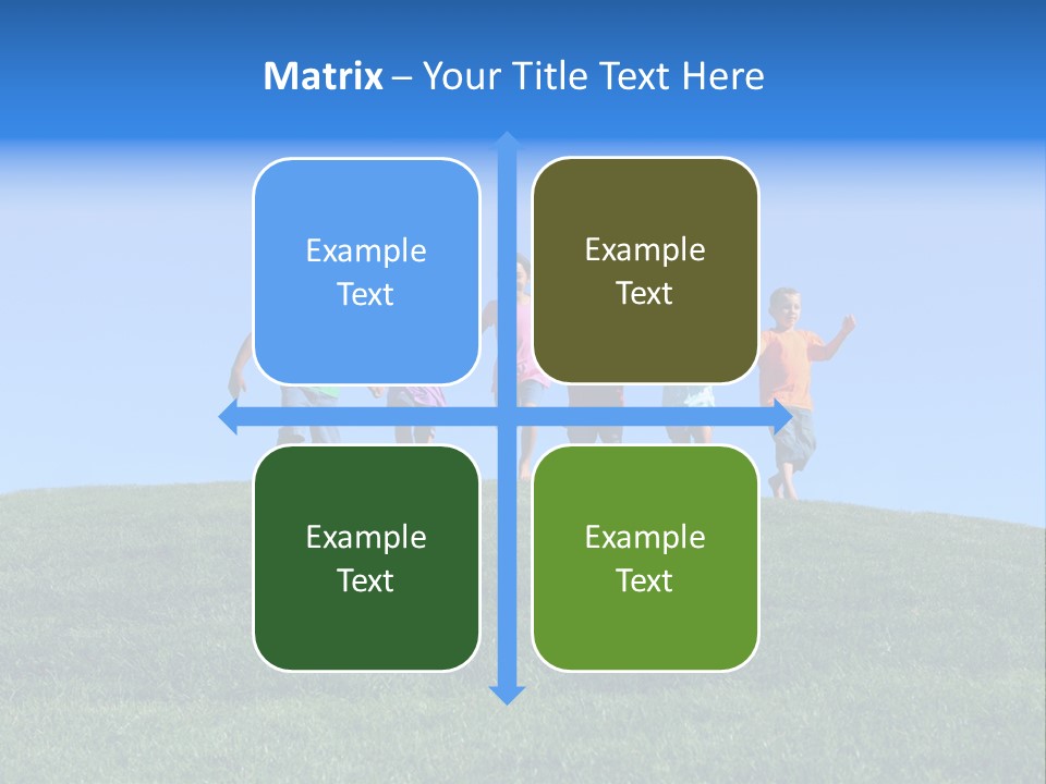 Clear Sky Childhood Playful PowerPoint Template