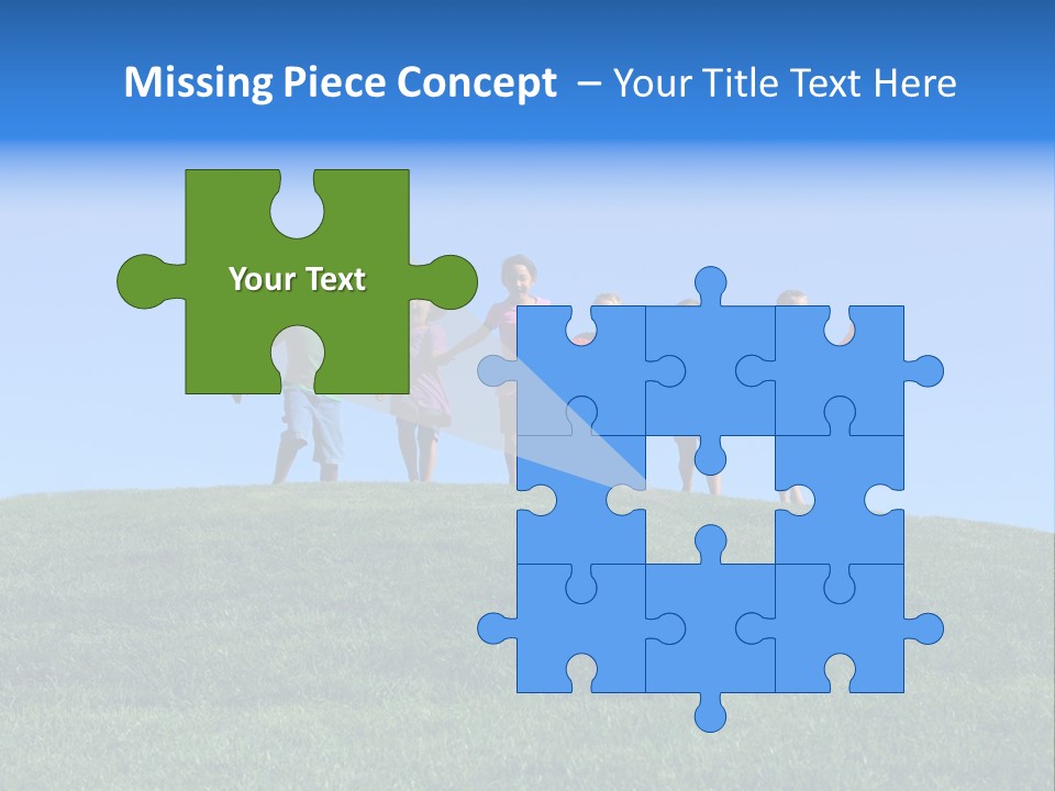 Clear Sky Childhood Playful PowerPoint Template