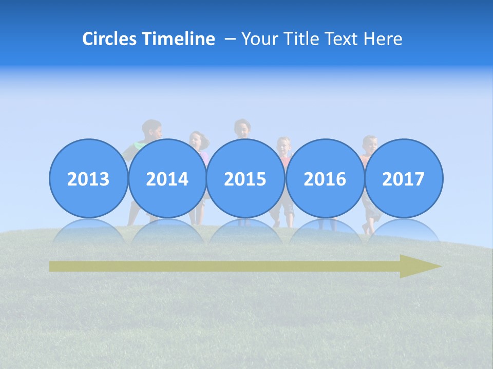 Clear Sky Childhood Playful PowerPoint Template