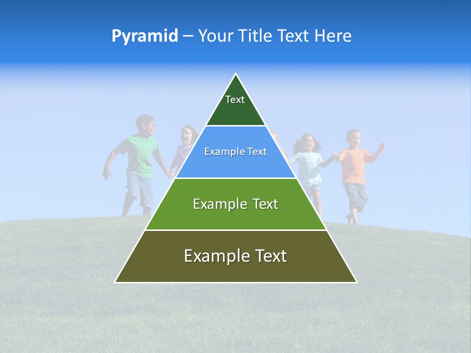 Clear Sky Childhood Playful PowerPoint Template