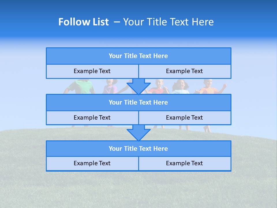Clear Sky Childhood Playful PowerPoint Template