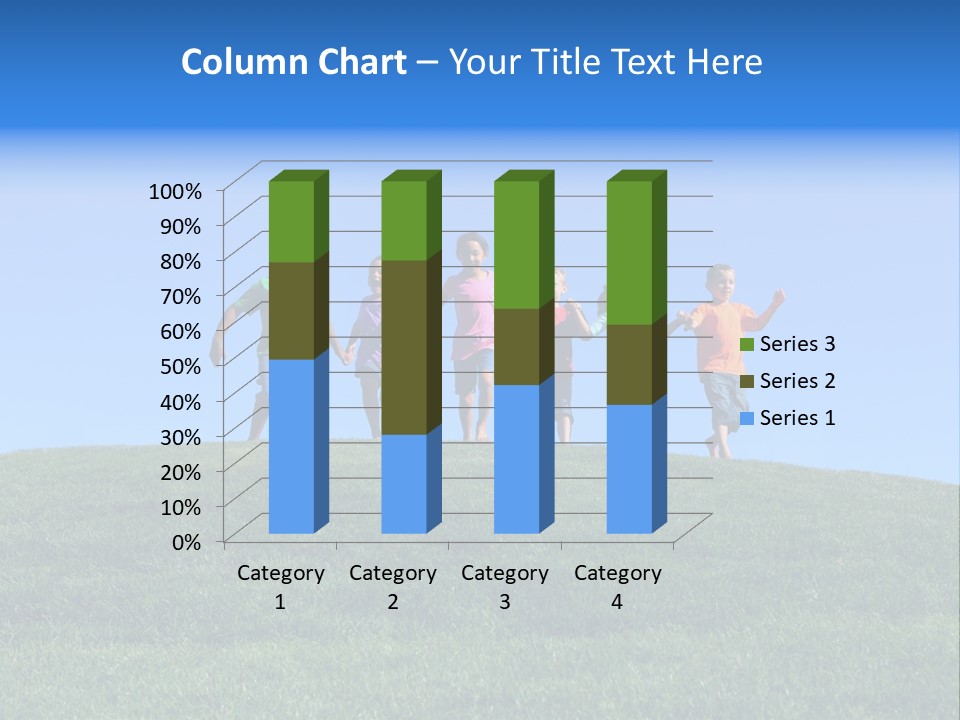 Clear Sky Childhood Playful PowerPoint Template