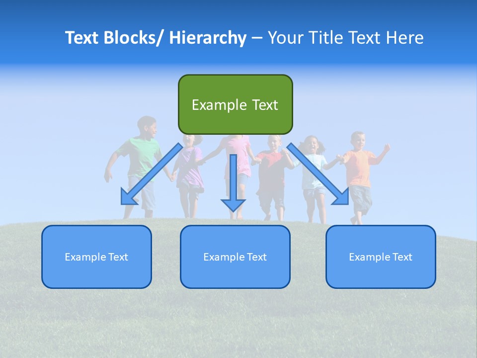 Clear Sky Childhood Playful PowerPoint Template