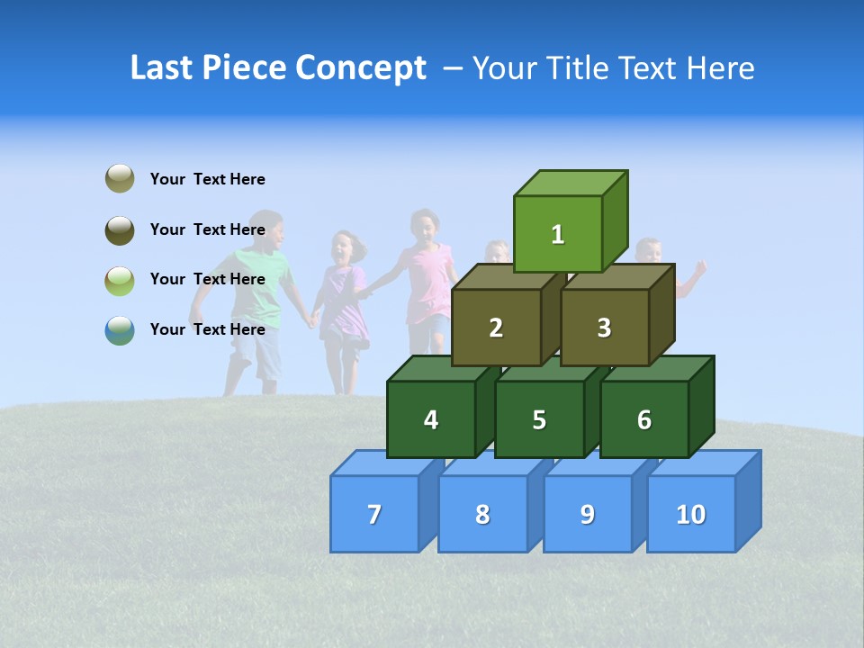 Clear Sky Childhood Playful PowerPoint Template