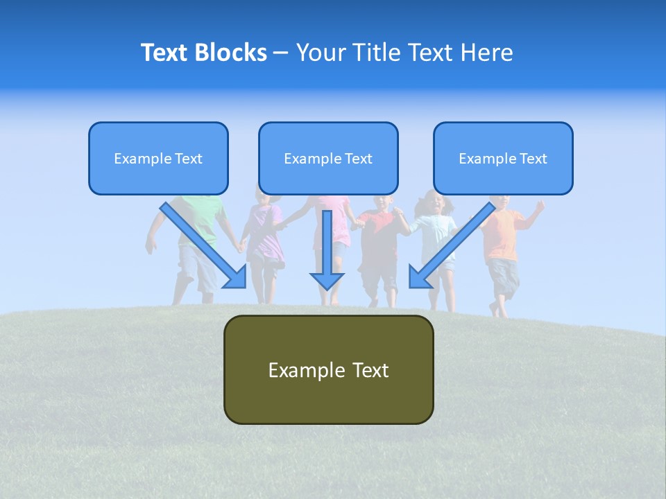 Clear Sky Childhood Playful PowerPoint Template