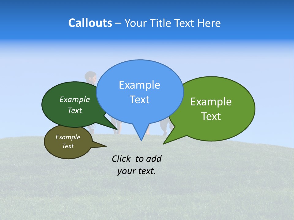 Clear Sky Childhood Playful PowerPoint Template