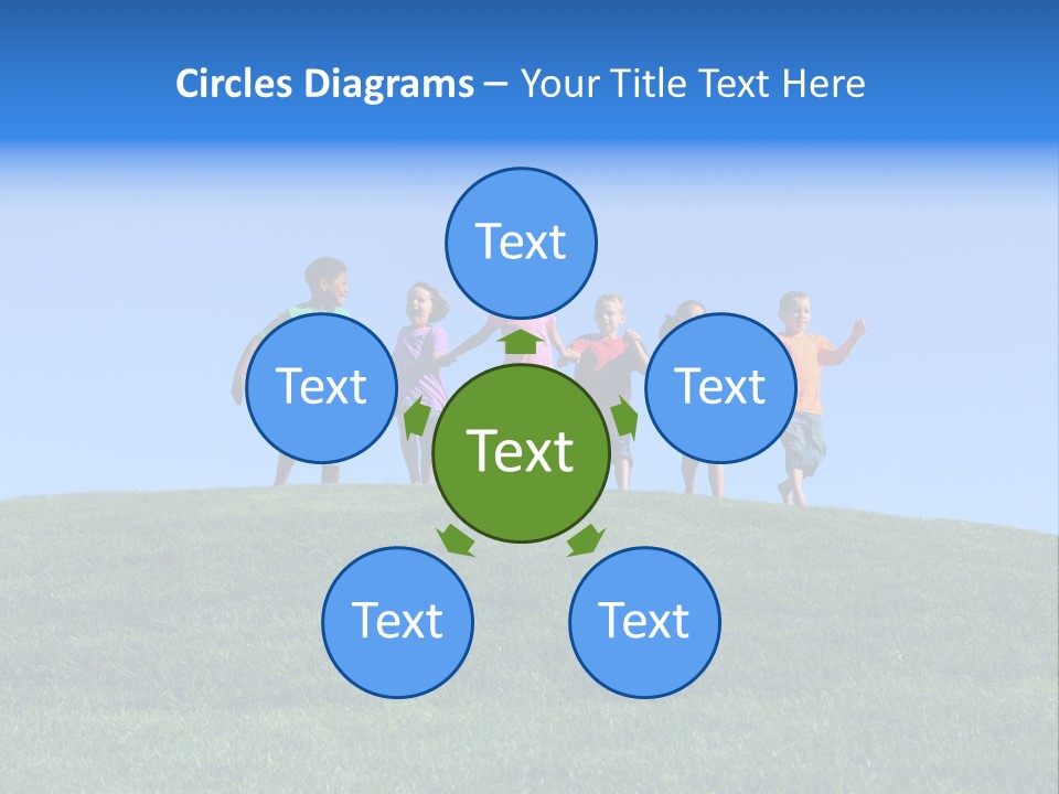 Clear Sky Childhood Playful PowerPoint Template