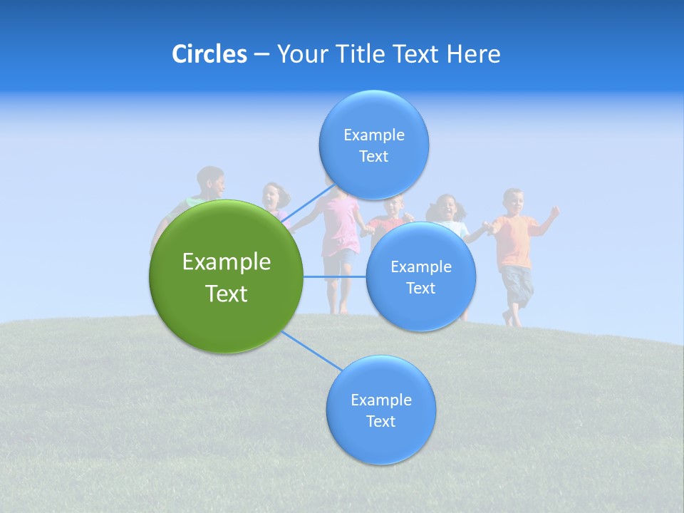 Clear Sky Childhood Playful PowerPoint Template